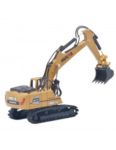 Retroexcavadora amarilla - Maquinaria a escala - Escala 1:60 - Maquinaria de colección 2
