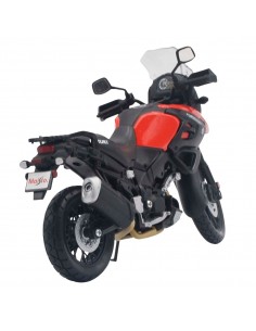 Suzuki v-strom negro rojo -Motos a escala 1:12- Tienda de coleccionistas 2