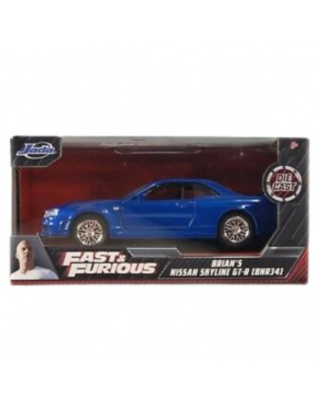 Nissan Skyline GT-R Brian's - Rapido y furioso - Escala 1:32 - Artículos de colección