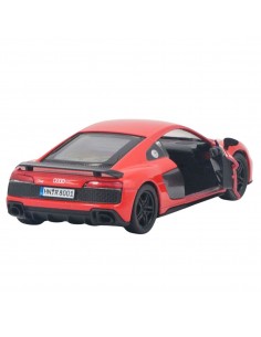 Audi R8 coupe 2020 rojo - Escala 1:36- Carros de colección 2