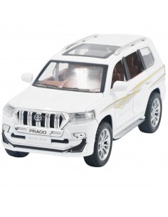 Toyota prado blanca - Escala: 1:24 - Carros de colección
