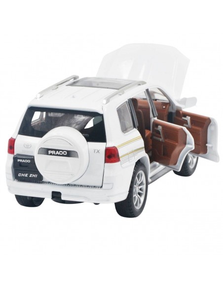 Toyota prado blanca - Escala: 1:24 - Carros de colección