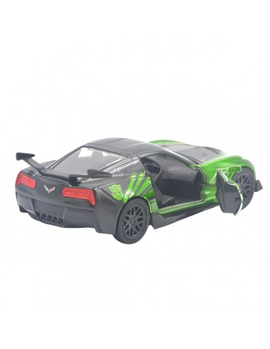 Chevy corvette 2016 stingray - Trasformes crosshairs verde - Escala 1:32- Tienda de coleccionistas