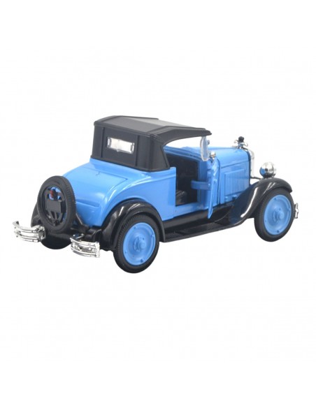 Clásico Chevy roadster azul negro - Escala 1:32 - Tienda de coleccionistas.