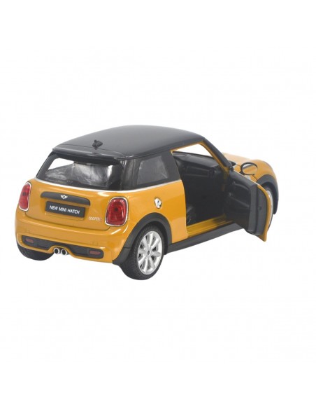 Mini cooper amarillo negro Escala 1:24 - Tienda de coleccionistas.