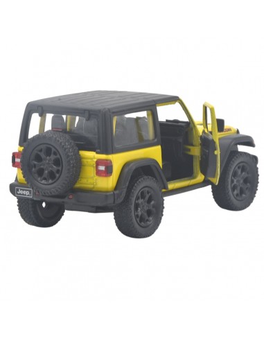 Jeep Wrangler con capota amarillo Escala 1:34 - Carros de colección