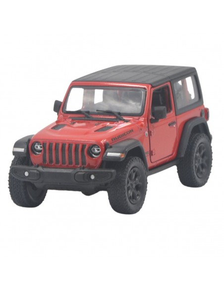 Jeep Wrangler con capota rojo Escala 1:34 - Carros de colección