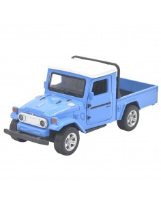 Toyota Fj  platón azul- Escala 1:43- Carros de colección