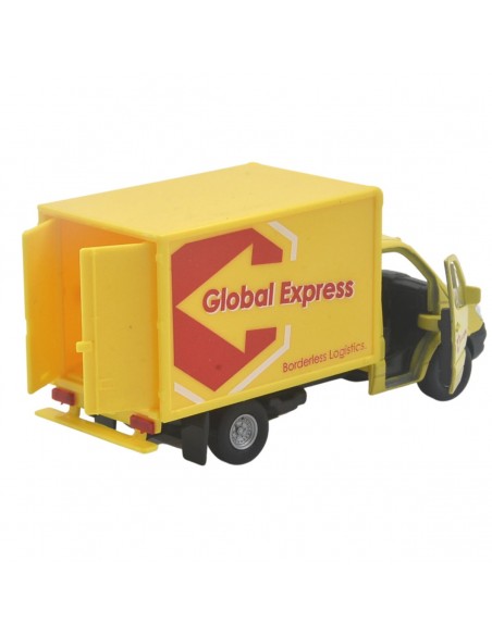 Mercedes sprinter amarillo Global express a escala - Sin gasolina