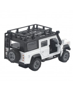 Land rover defender blanca 4 puertas Escala 1:43- Carros de colección 2