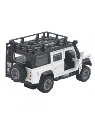 Land rover defender blanca 4 puertas Escala 1:43- Carros de colección