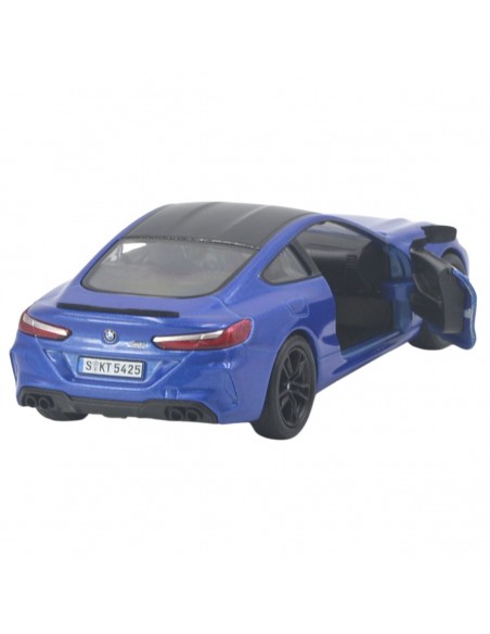 BMW M8 azul - Escala 1:38  - Carros de colección