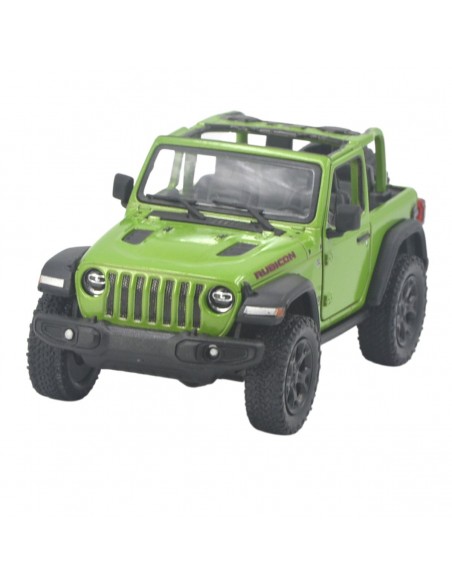Jeep Wrangler descapotado verde Escala 1:34- Carros de colección