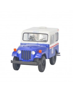 Jeep DJ-5B 1971 Azul Blanco  Escala 1:26 - Carros de colección