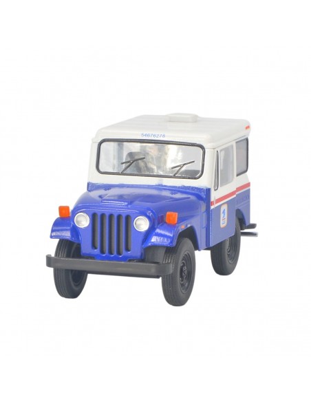 Jeep DJ-5B 1971 Azul Blanco  Escala 1:26 - Carros de colección
