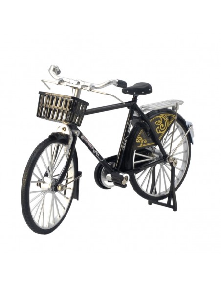 Bicicleta Clásica Negra Escala 1:10 - Bicicletas de colección