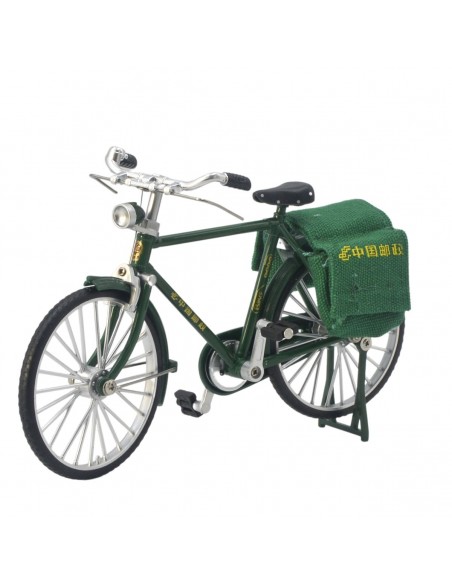 Bicicleta Clásica Verde Escala 1:10 - Bicicletas de colección