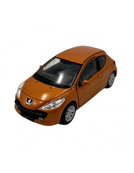 Carro Peugeot 207 naranja Escala 1:36- Usado - Sin Caja