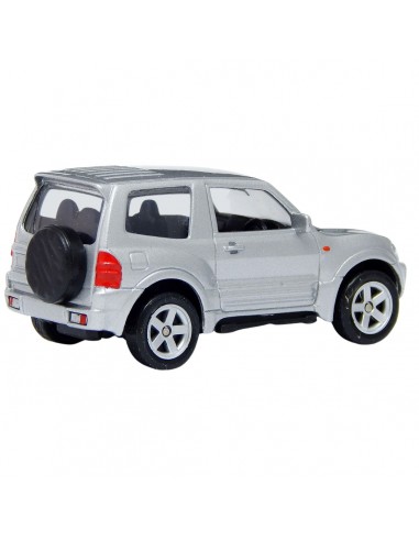 Mitsubishi pajero gris Welly - Escala 1:64 Artículos de colección