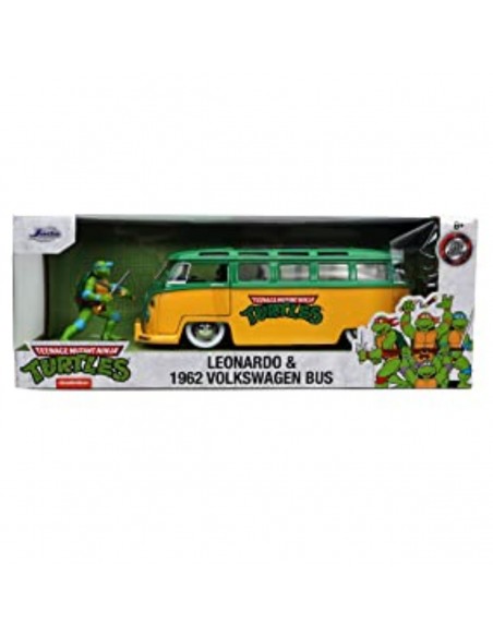 Volkswagen 1962 bus tortugas ninja Escala 1:24 Tienda de artículos de colección