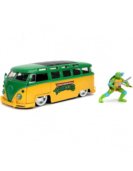 Volkswagen 1962 bus tortugas ninja Escala 1:24 Tienda de artículos de colección