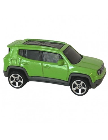 Jeep renegade 2019 verde matchbox - Escala 1:64 - 7 cm Artículos de colección