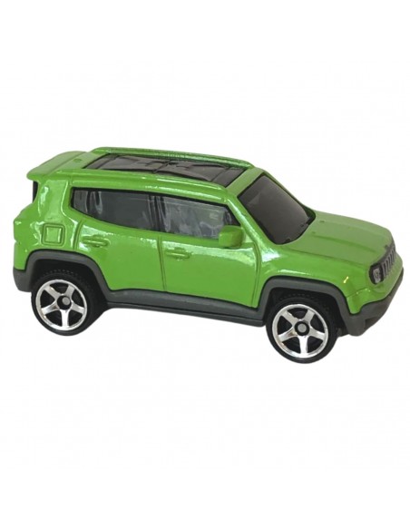 Jeep renegade 2019 verde matchbox - Escala 1:64 - 7 cm Artículos de colección