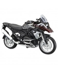 BMW R1250 Gs 2017 gris/café - Moto a escala 1:18 - 10 cm 2