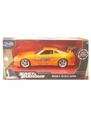 Brians Toyota supra naranja - Escala 1:32 - Rapido y furioso - Artículos de colección