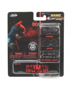 encuentra Jada The batman 4cm Nano 3 carros - Nano hollywood ridess - Nano hollywood rides.