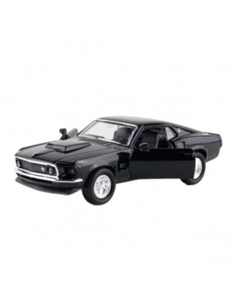 Ford mustang boss 429 negro welly  - Escala 1:36