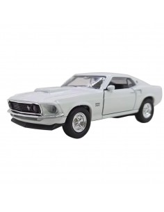 Ford mustang boss 429 1969 blanco welly  - Escala 1:36