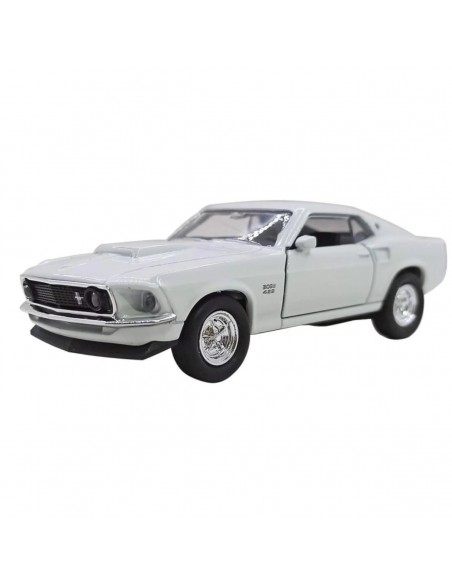 Ford mustang boss 429 1969 blanco welly  - Escala 1:36