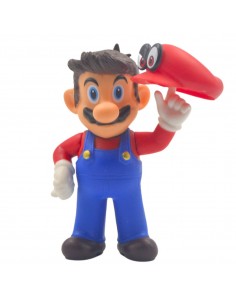 Figura super mario odyssey - cappy rojo pvc 12 cm- Carros especiales de colección