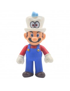 Figura super mario odyssey - cappy blanco pvc 12 cm- Carros especiales de colección