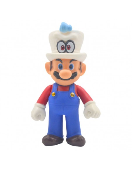 Figura super mario odyssey - cappy blanco pvc 12 cm- Carros especiales de colección