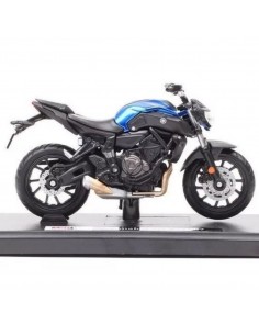 Yamaha MT07 2018 azul - Motos a escala 1:18 2