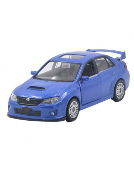 Subaru WRX sti azul- Escala 1:36 - Artículos de colección