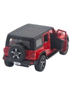 Jeep Wrangler Rubicon 5 puertas rojo Escala 1:32 - Carros de colección 2