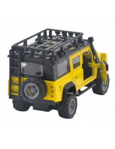 Land rover defender amarillo 4 puertas Escala 1:43- Carros de colección 2