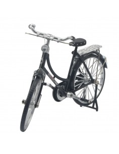 Bicicleta Clásica negra Escala 1:12 Bicicletas de colección