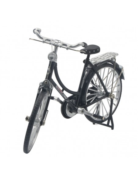 Bicicleta Clásica negra Escala 1:12 Bicicletas de colección