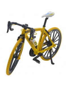Bicicleta carrera amarilla a escala -  Escala 1:10 - Sin caja
