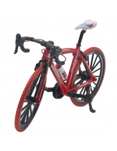 Bicicleta carrera roja escala -  Escala 1:10 - Sin caja
