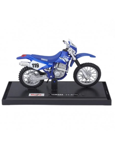 Yamaha 250 TTR azul - Escala 1:18 - Tienda de artículos de colección