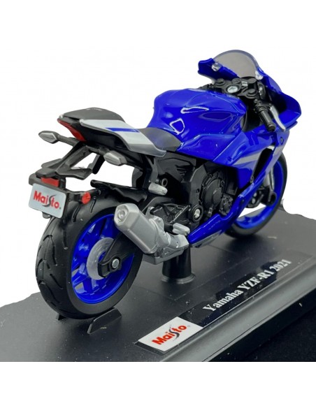 Yamaha YZF R1 2021 azul - Escala 1:18   a escala Yamaha YZF R1 2021 azul - Escala 1:18   a escala