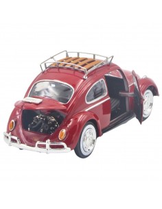 Volkswagen Classical Beetle vinotinto - Escala 1:24 2