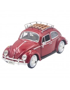Volkswagen Classical Beetle vinotinto - Escala 1:24
