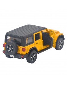 Jeep Wrangler Rubicon 5 puertas amarilla Escala 1:32 - Carros de colección 2